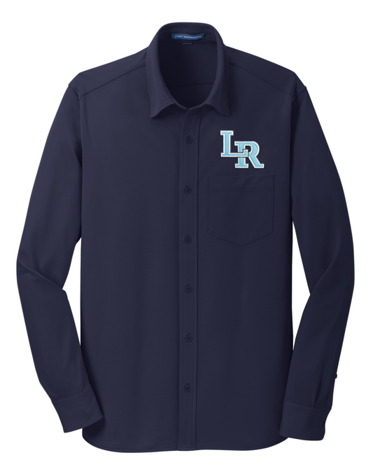 LR  Long Sleeve Navy LR Twill Shirt