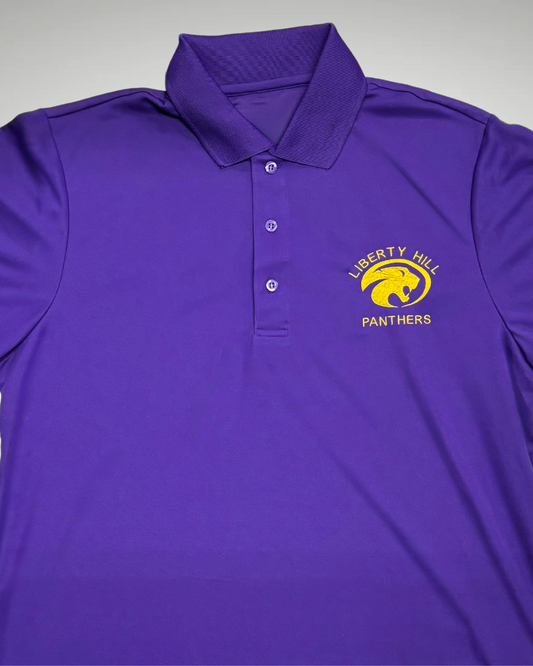 Liberty Hill Panthers Polo/PURPLE