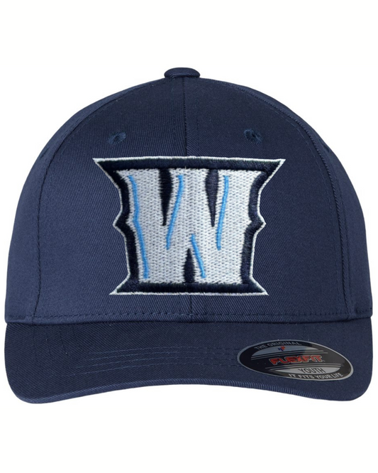 Wranglers "W" Flexfit Navy Hat Youth