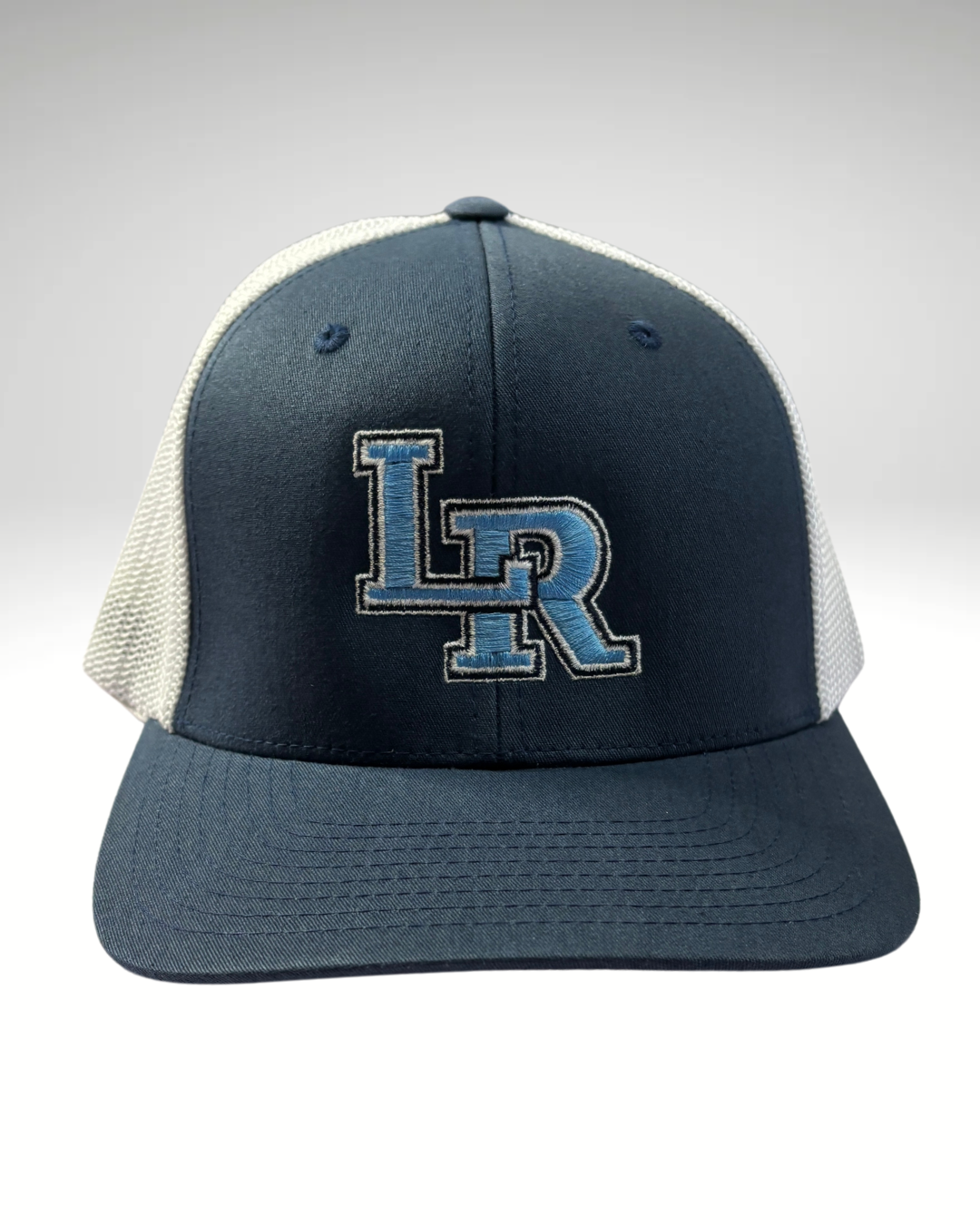 LR Navy & White Flexfit Hat