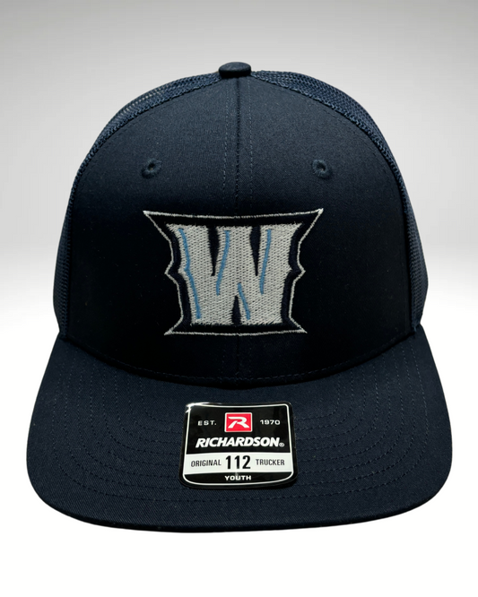 Navy "W" Hat Youth