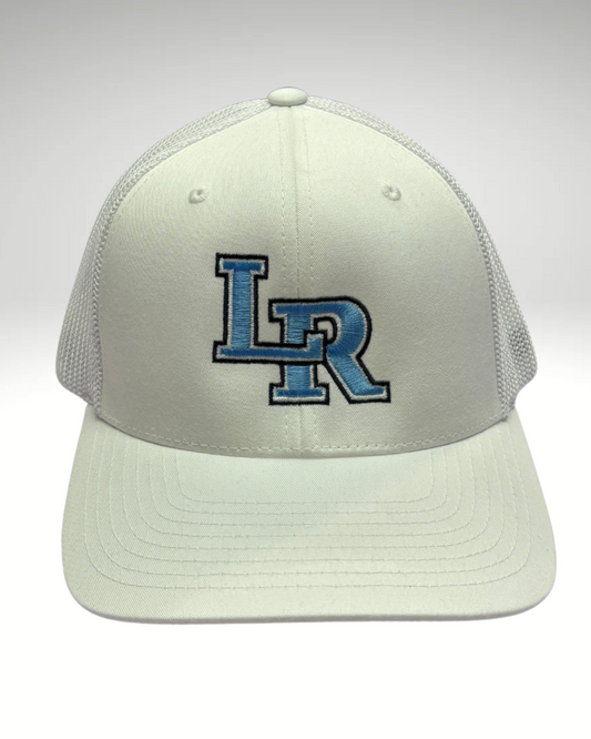 LR White Flexfit Hat