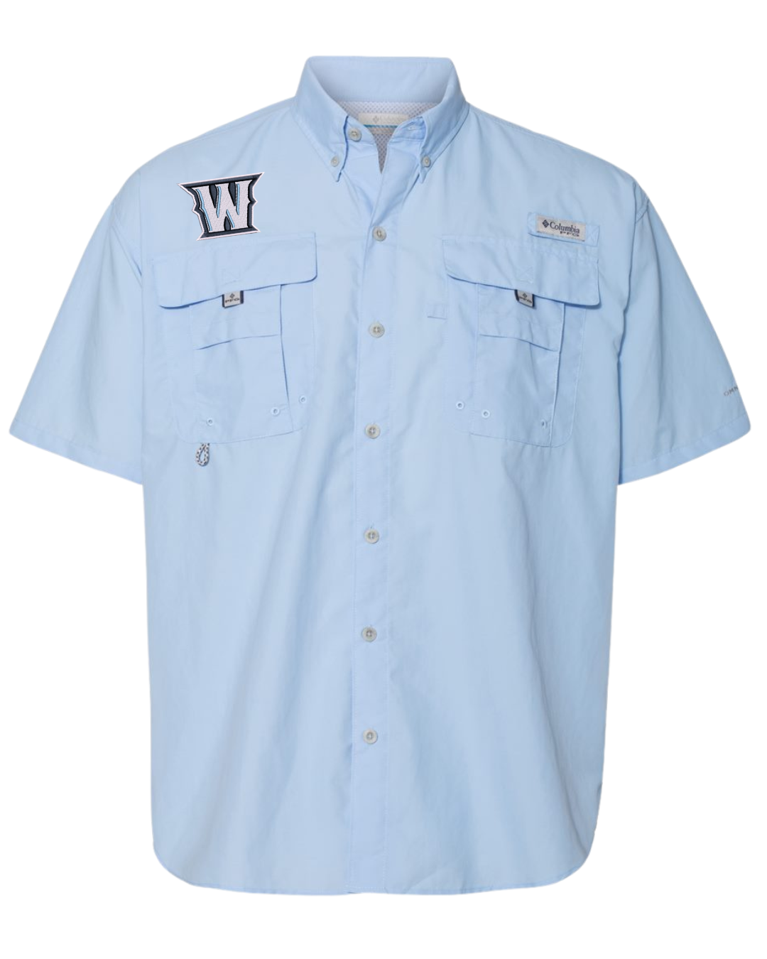 Wrangler W Blue Fishing Shirt