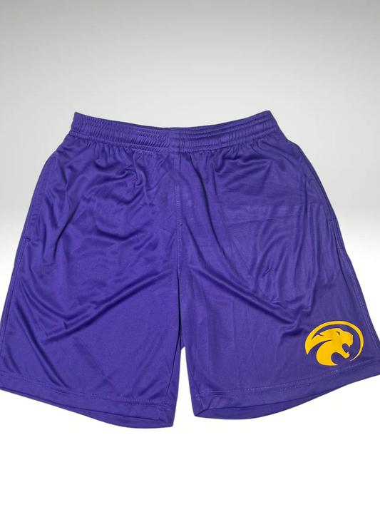 Boys Cathead Athletic Shorts Purple