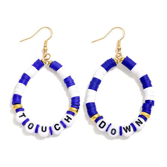 Touchdown Teardrop Earring