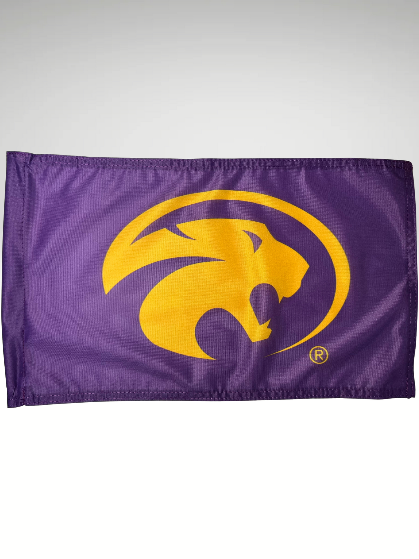 Flag Purple with Yellow Panther head