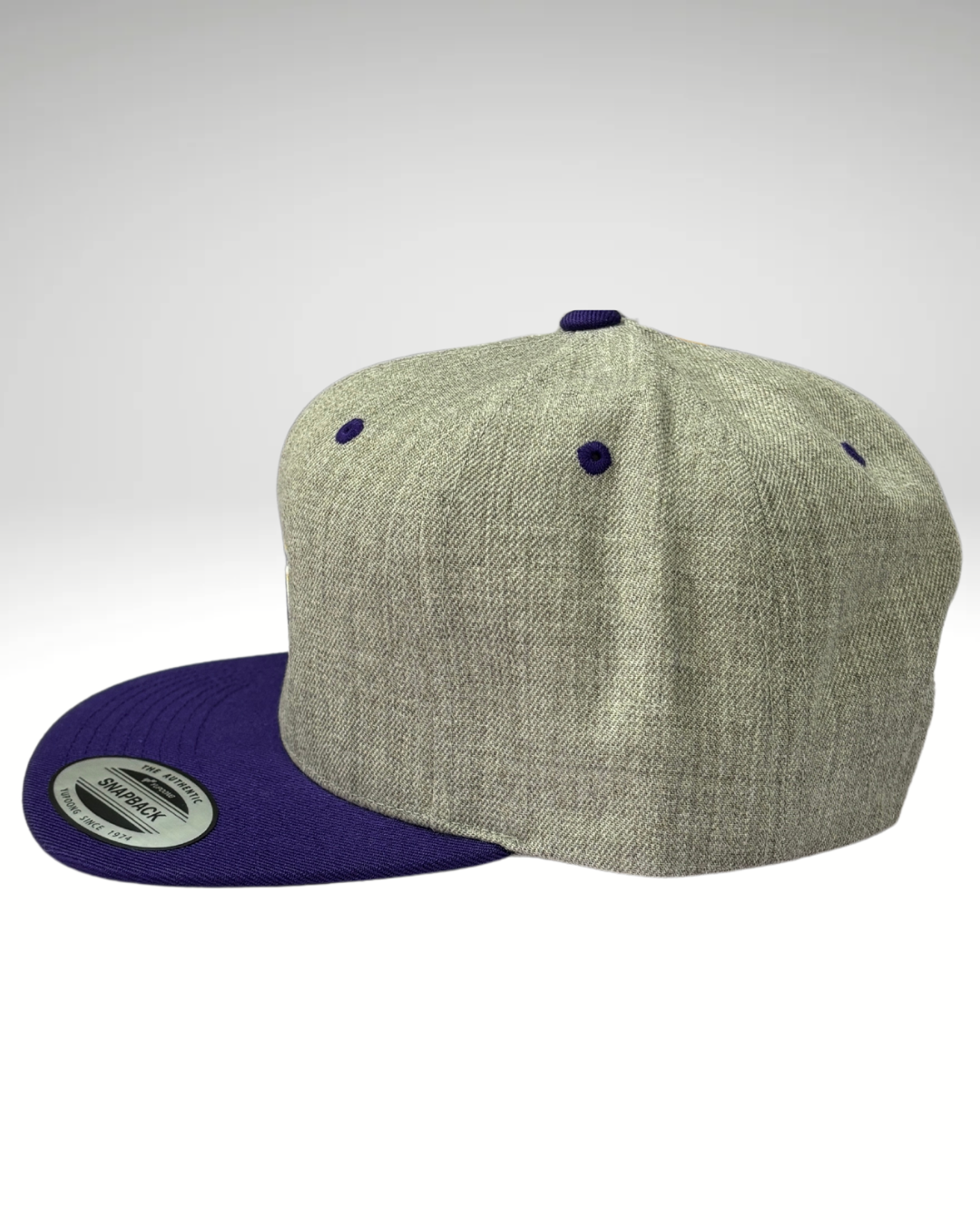 LH Purple & Gray Snapback Hat