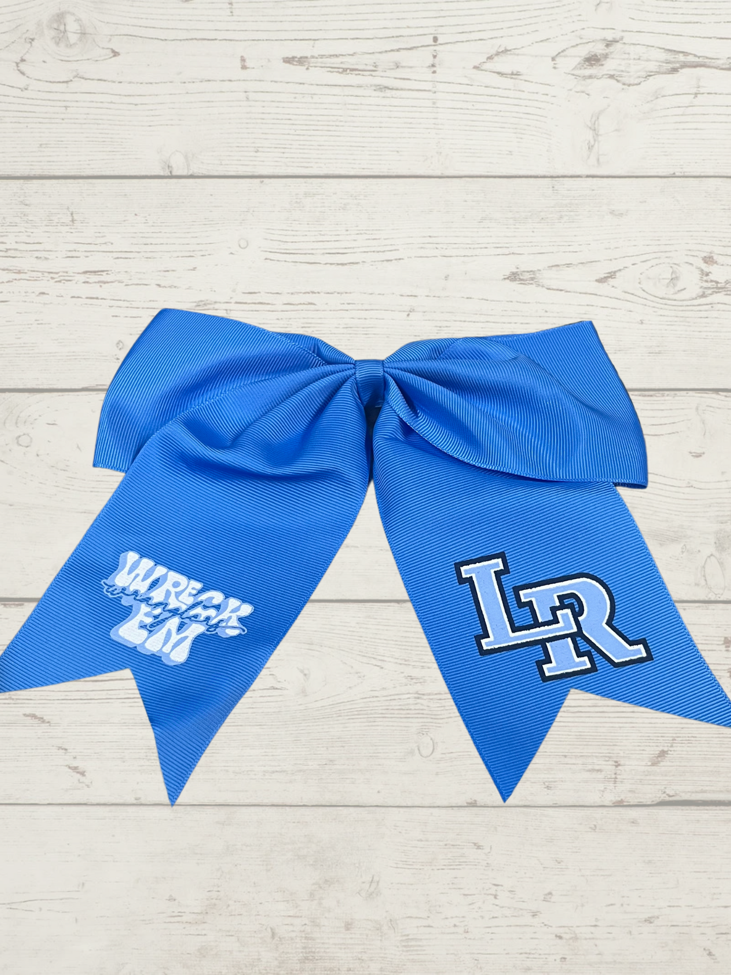 Cheer Bow Blue LR