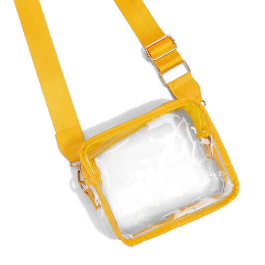 Clear Crossbody Bag Yellow