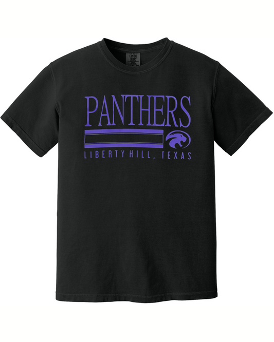 Black Purple Panther Block T-Shirt