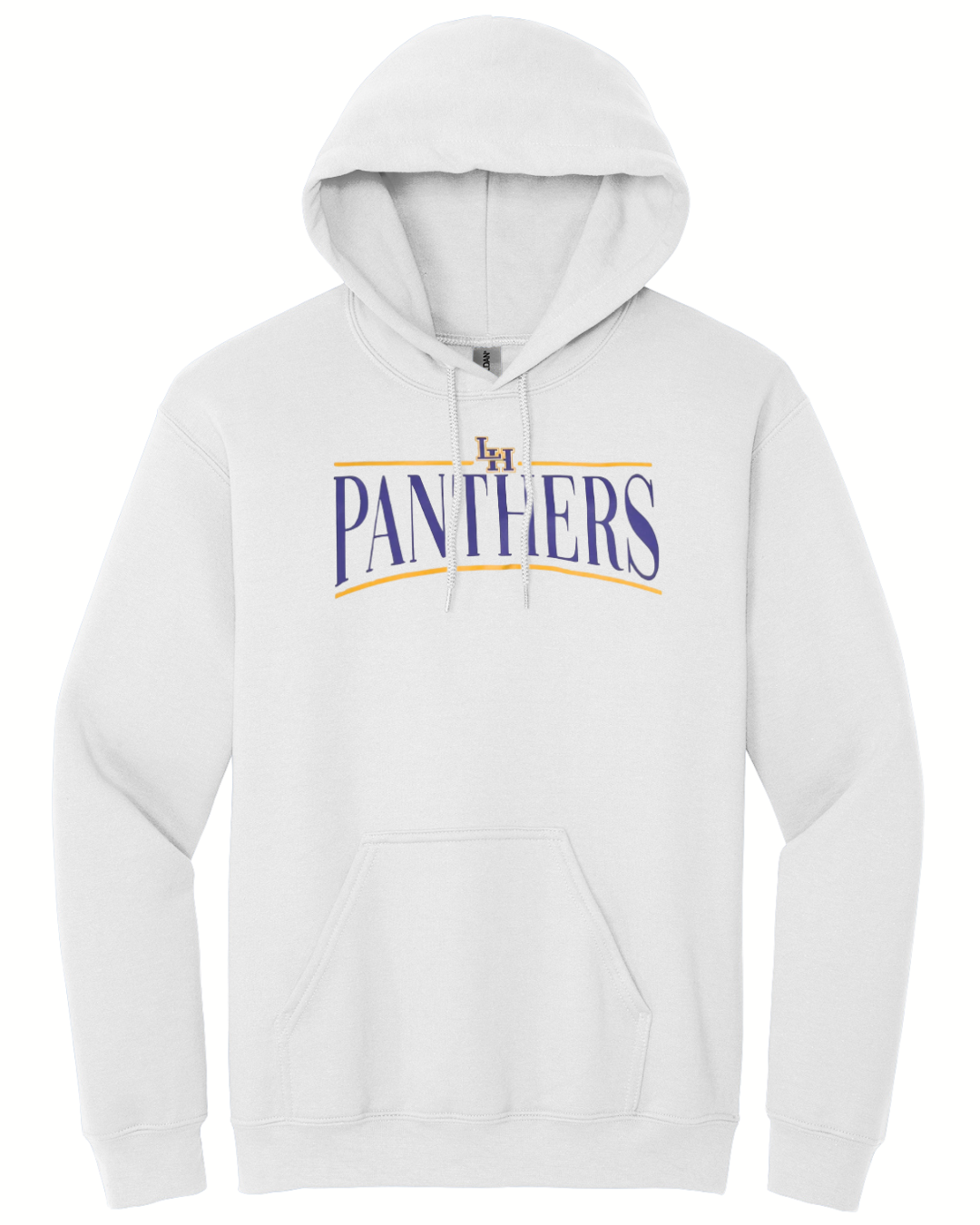 Gildan White LH Panthers Hoodie