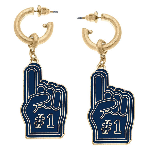 Foam Finger Charms Earrings