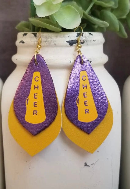 Cheerleader Mega Phone Earring