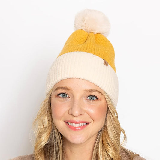 Beanie W/ Pom