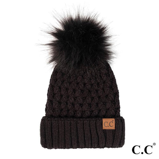 C.C Beanie W/ Pom