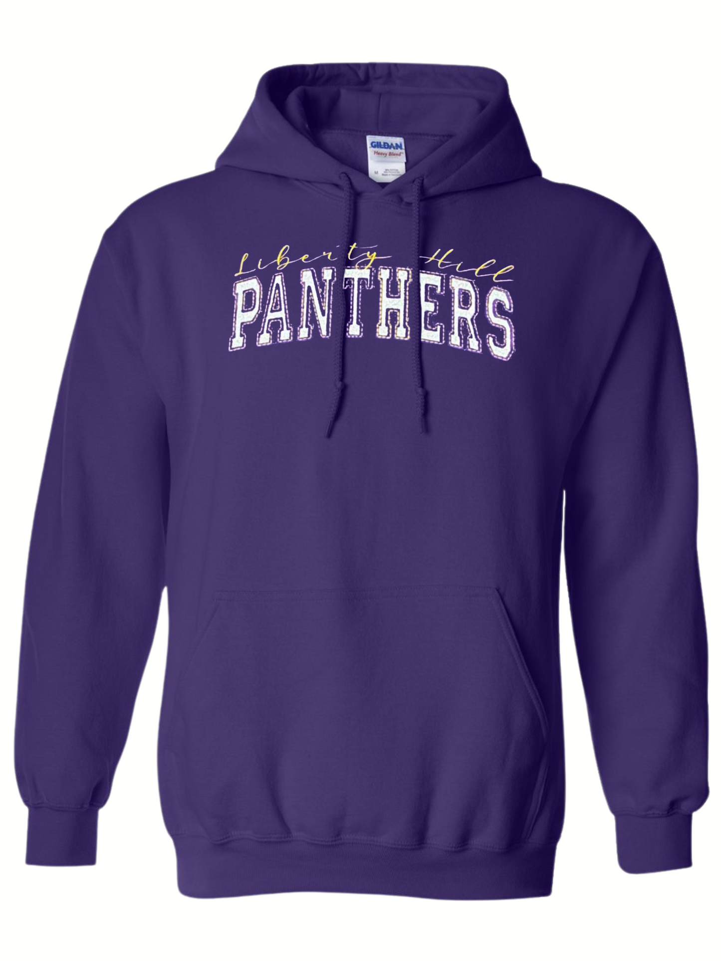 Liberty Hill Panther  Glitter Hoodie