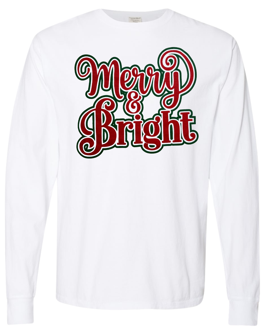 MERRY &  BRIGHT LONG-SLEEVE T-SHIRT