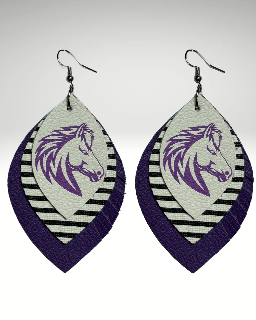 Stallions Feather Earring